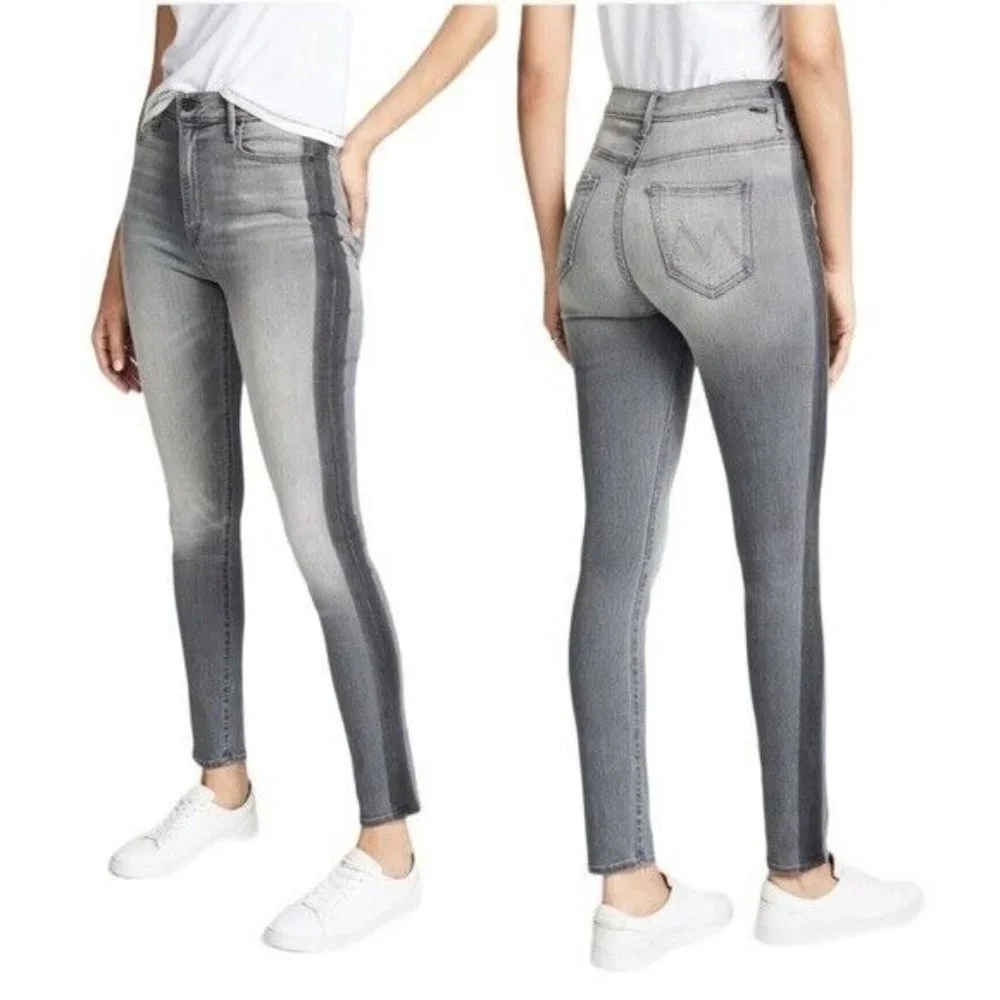 MOTHER The Swooner Jeans Color: Supermoon Stripe Women’s Size 25 - Picture 2 of 16